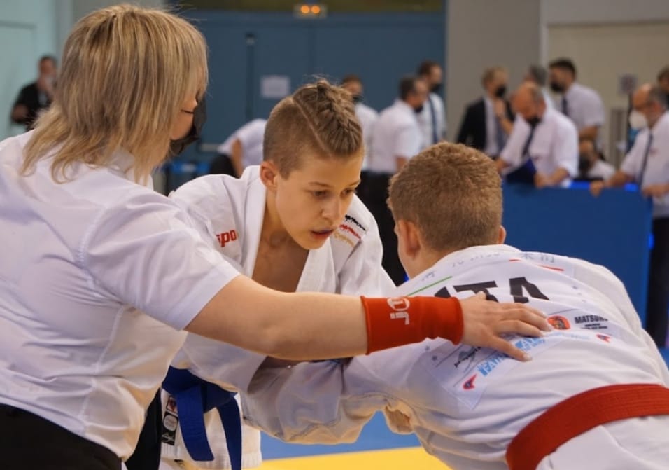 Tobias Mück vom JC Erbach bei der Jugend-Europameisterschaft